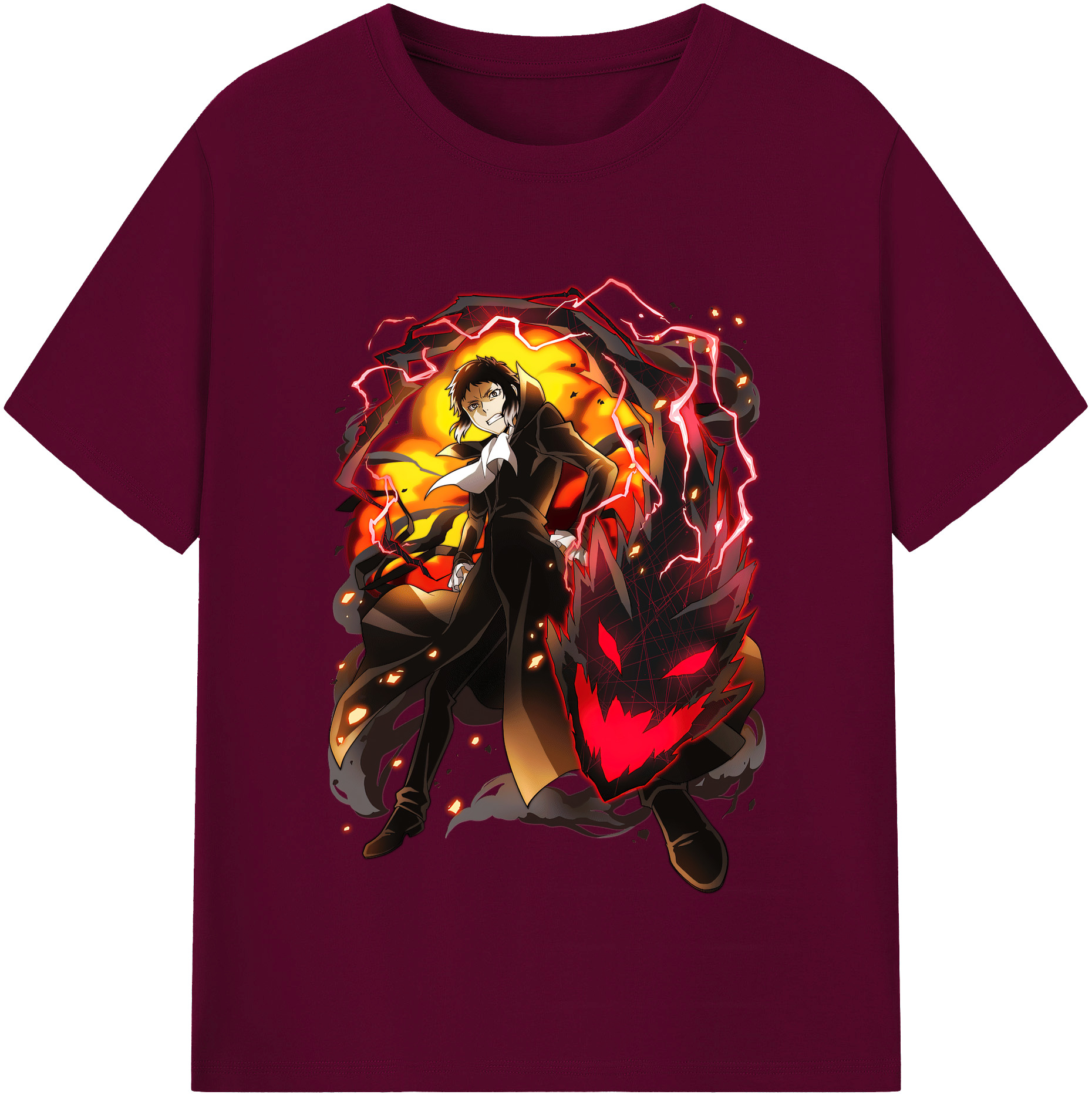 （画像用） 文豪ストレイドッグス Bungo Stray Dogs レディースカジュアルプリントTシャツ（綿100％）